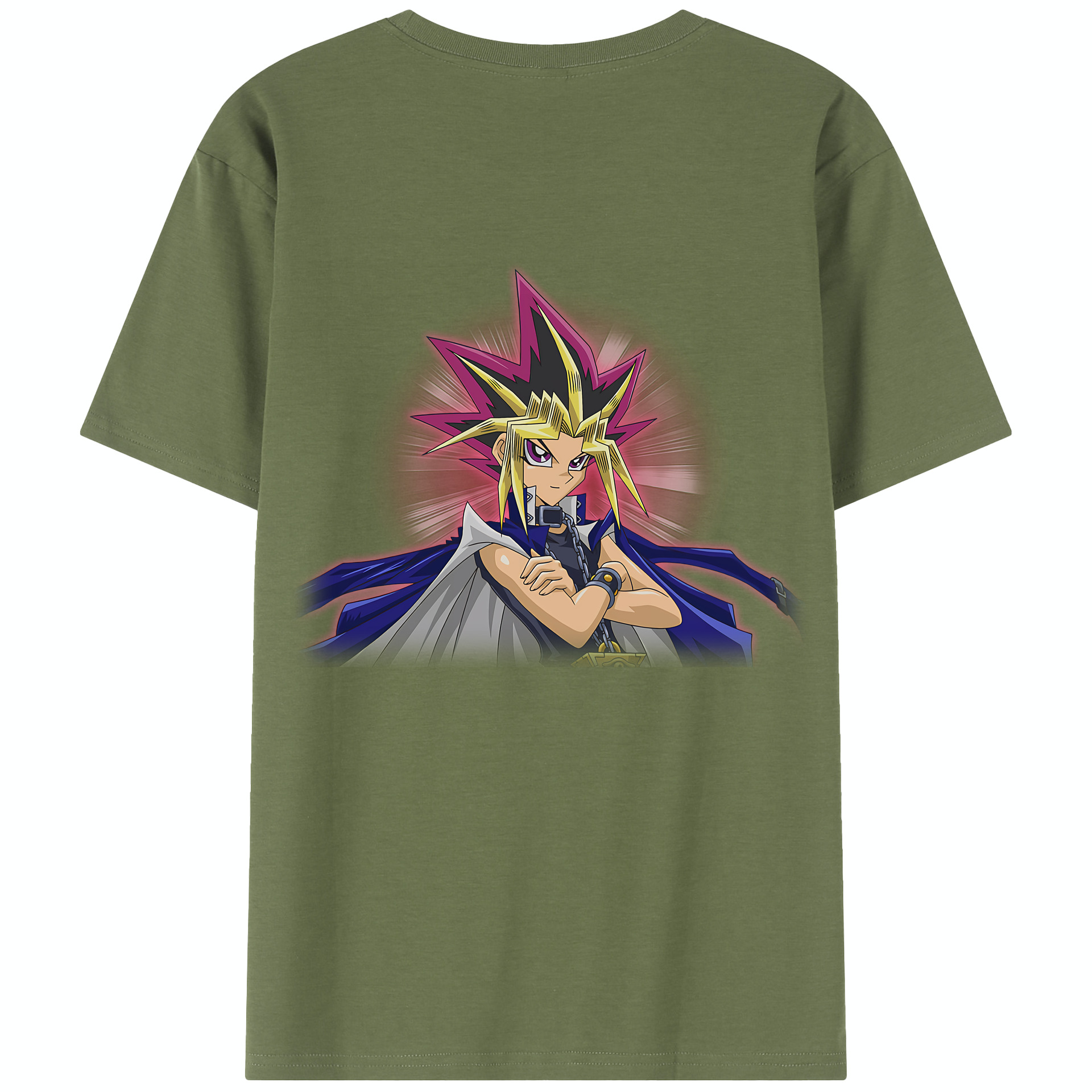 （画像用） 遊☆戯☆王 Yu-Gi-Oh! 綿100％半袖Tシャツ（背面プリント）